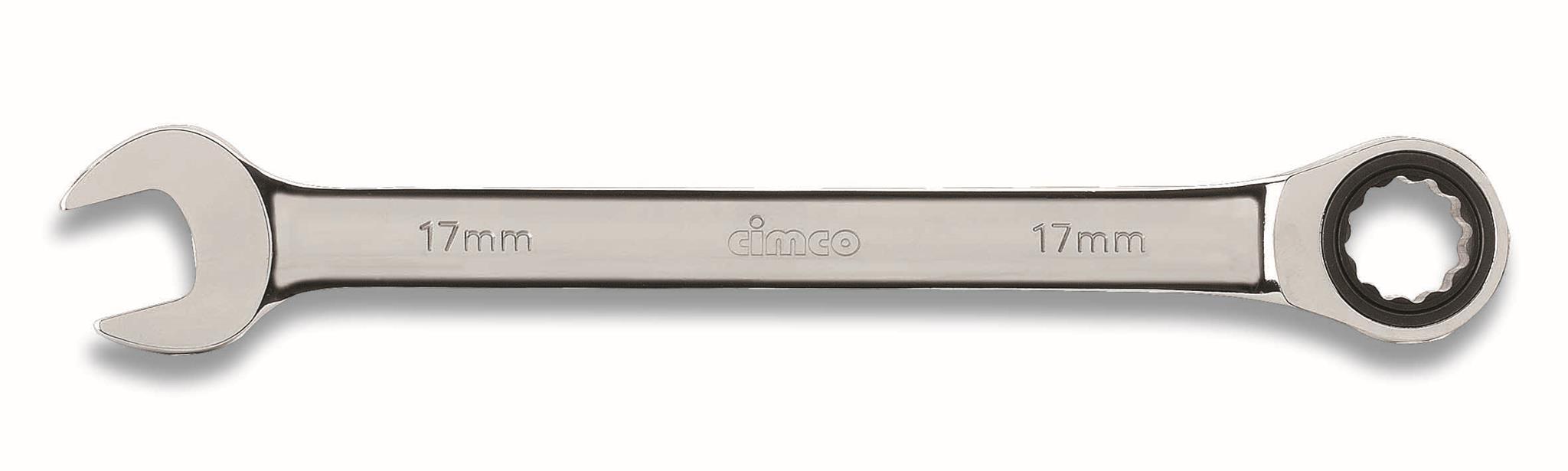 CIMCO 112517 Očko-plochý ráčnový klíč SW 17