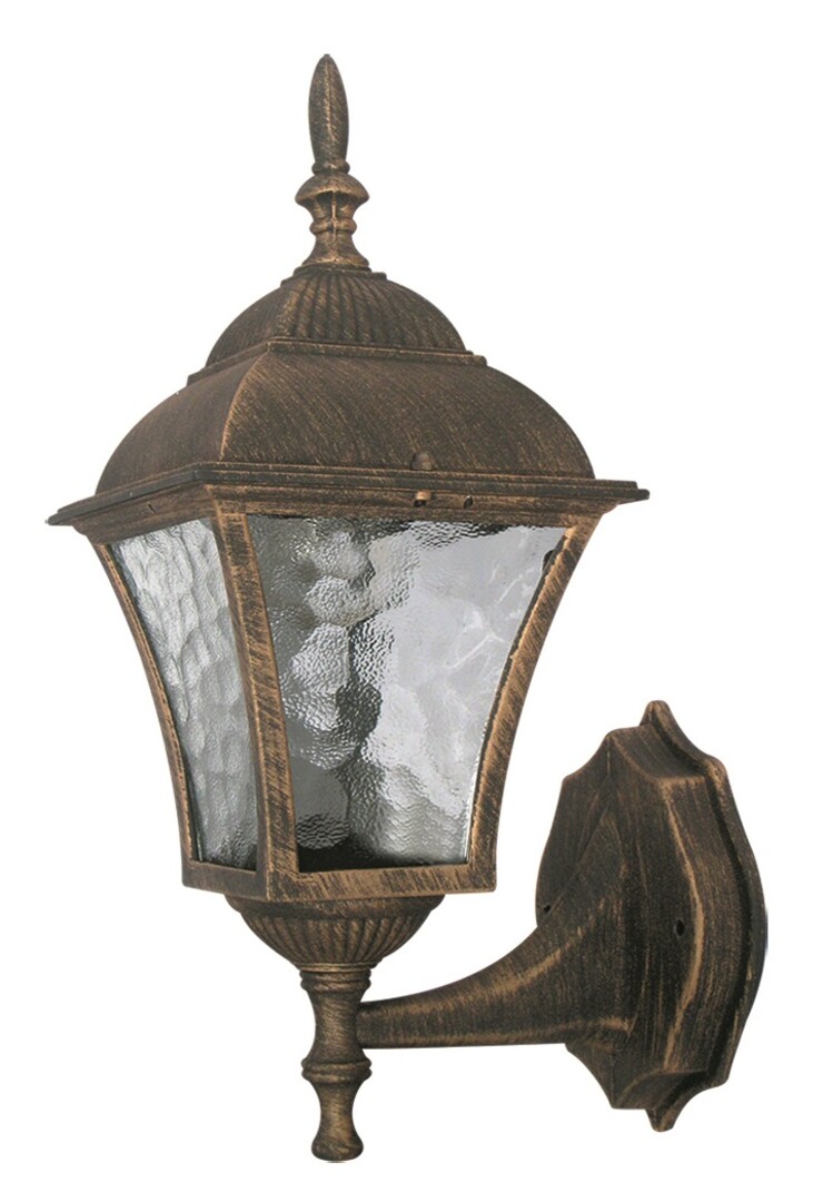 Venkovní nástěnné svítidlo Toscana antická zlatá E27 1×60W RABALUX 8392