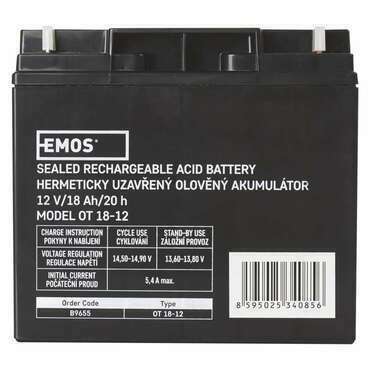 EMOS B9655 AKU. SLA 12V 18AH L1