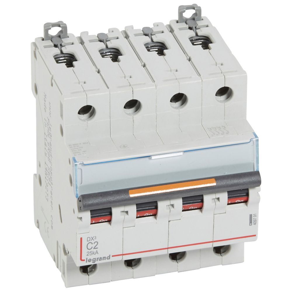 Jistič čtyřpolový LEGRAND 409791 DX3 4P C2 25KA