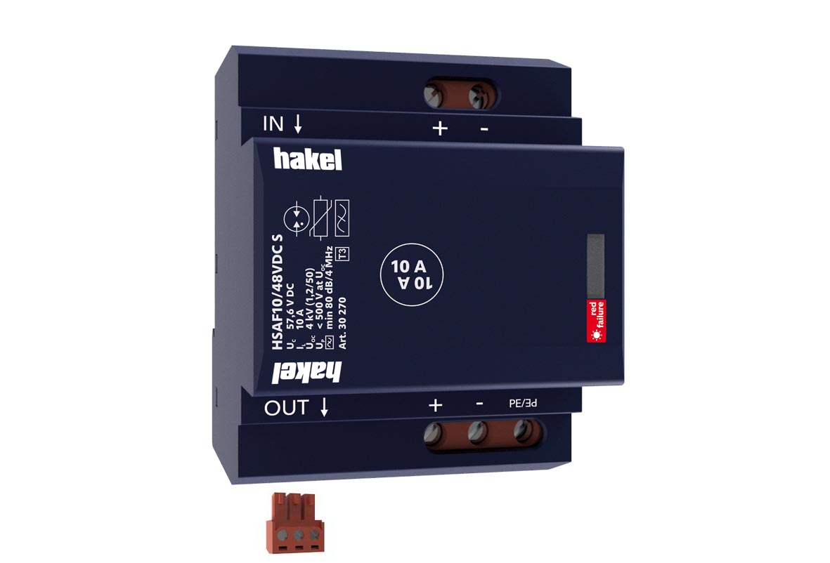 HAKEL 30270 HSAF10/48VDC S SPD typ 3 s VF filtrem DC