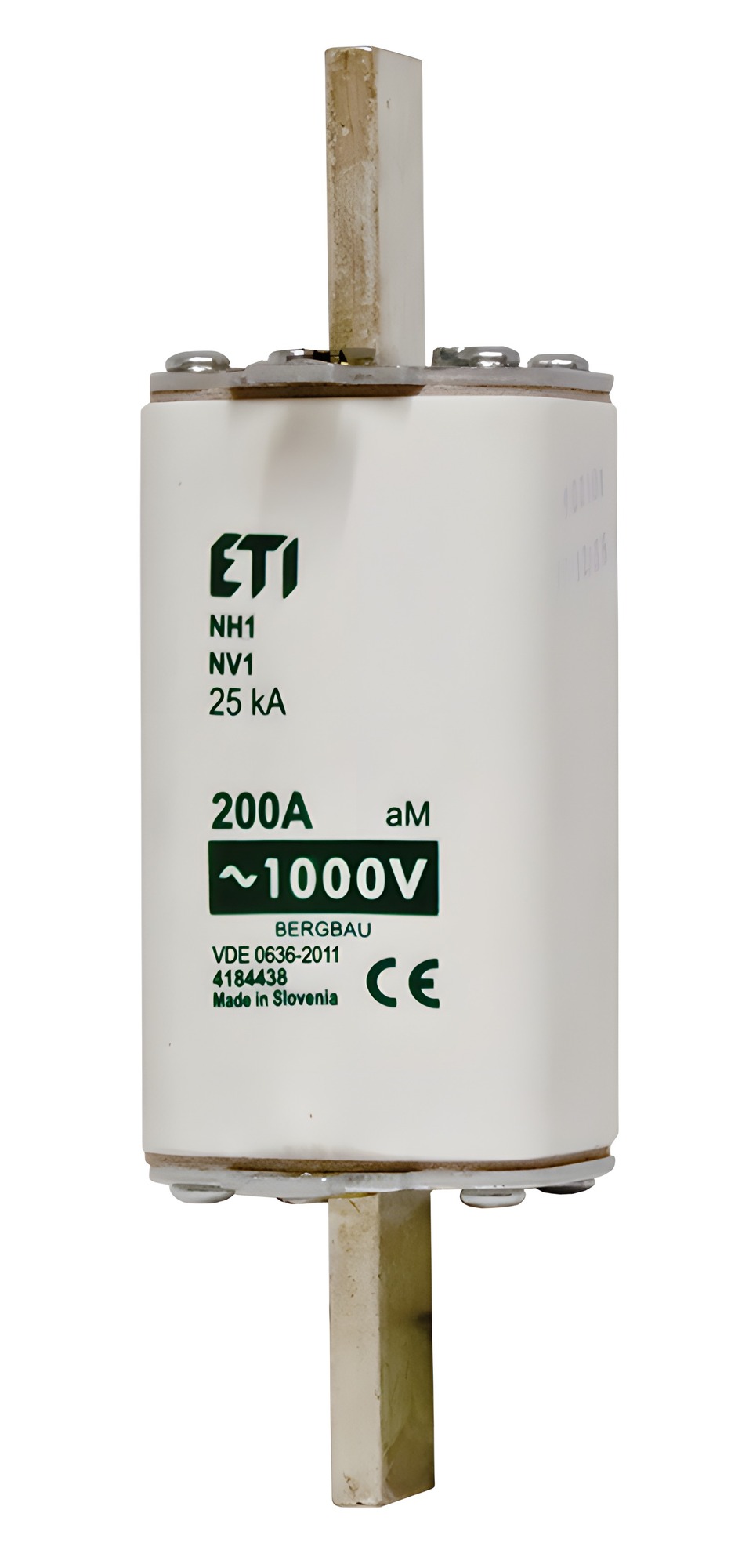 ETI 004184435 pojistka, NH1 aM 100A/1000V