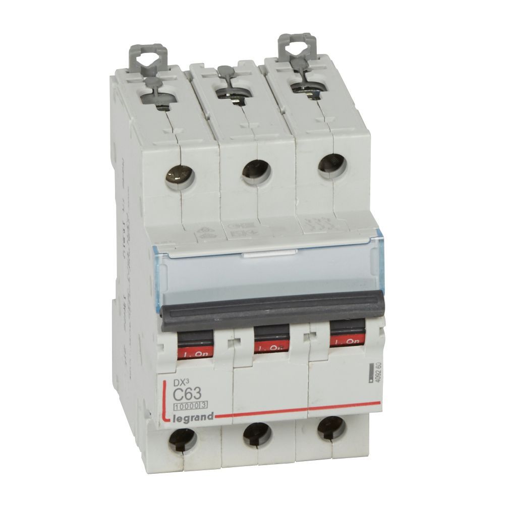 Jistič třípolový LEGRAND 409260 DX3 3P C63 10000A/16KA