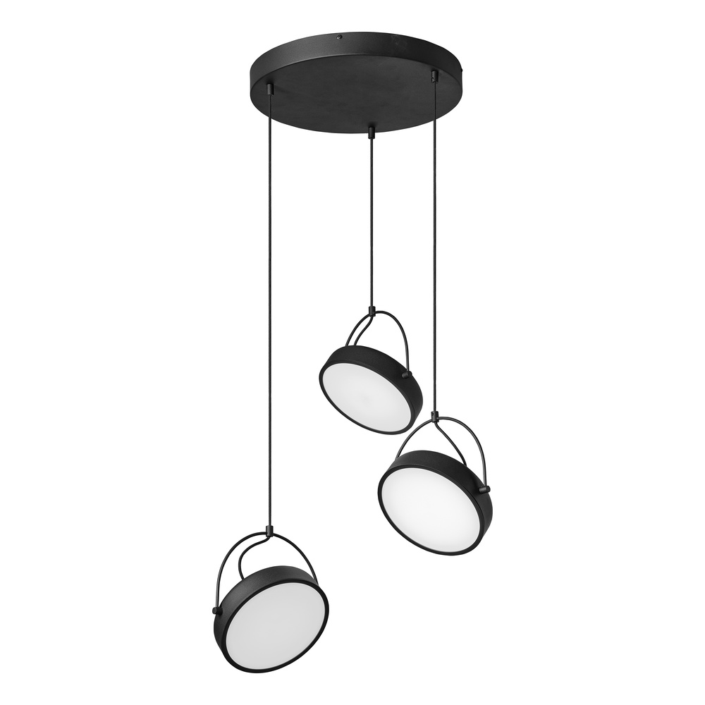 LED svítidlo dekorativní OSRAM DECOR PUCK 3XPENDANT PL 36W 930 BK