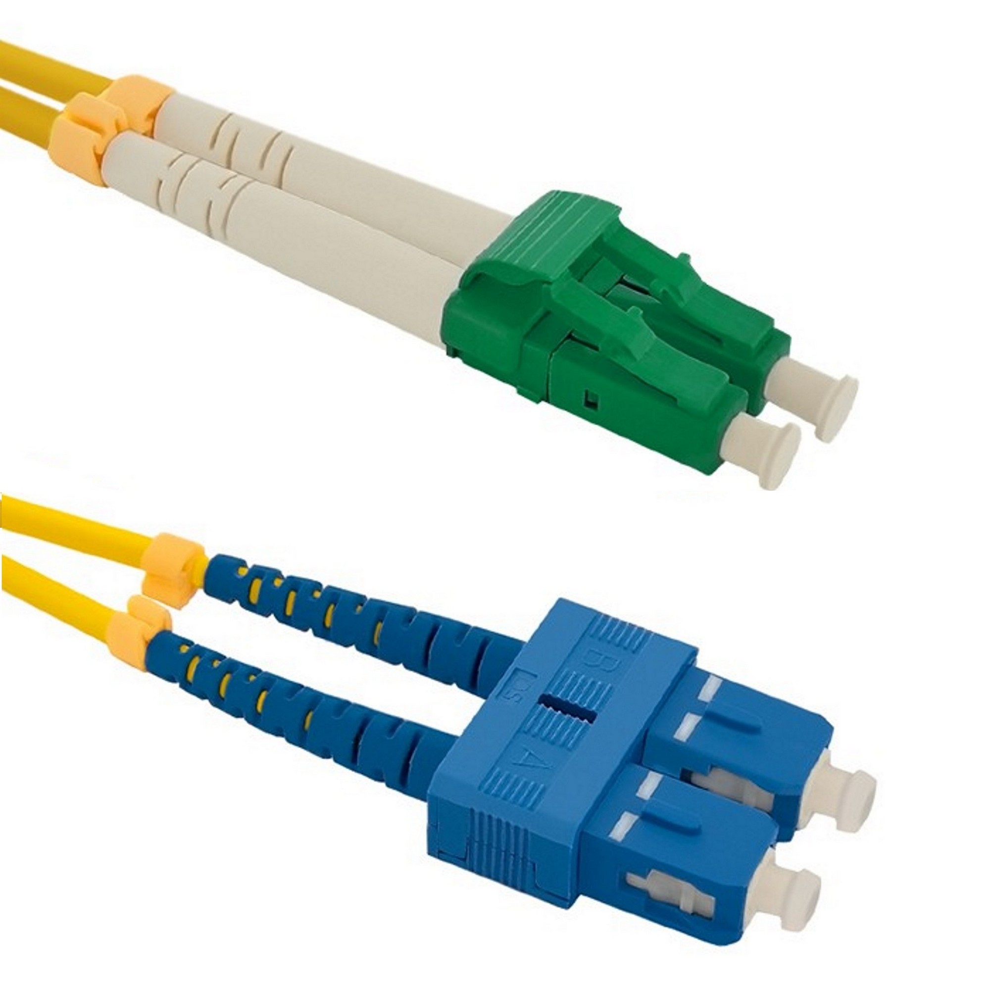 Patch kabel WIREX PO9DLCASC5, LC/APC-SC/UPC, Singlemode, 9/125, Duplex, OS, 5 m