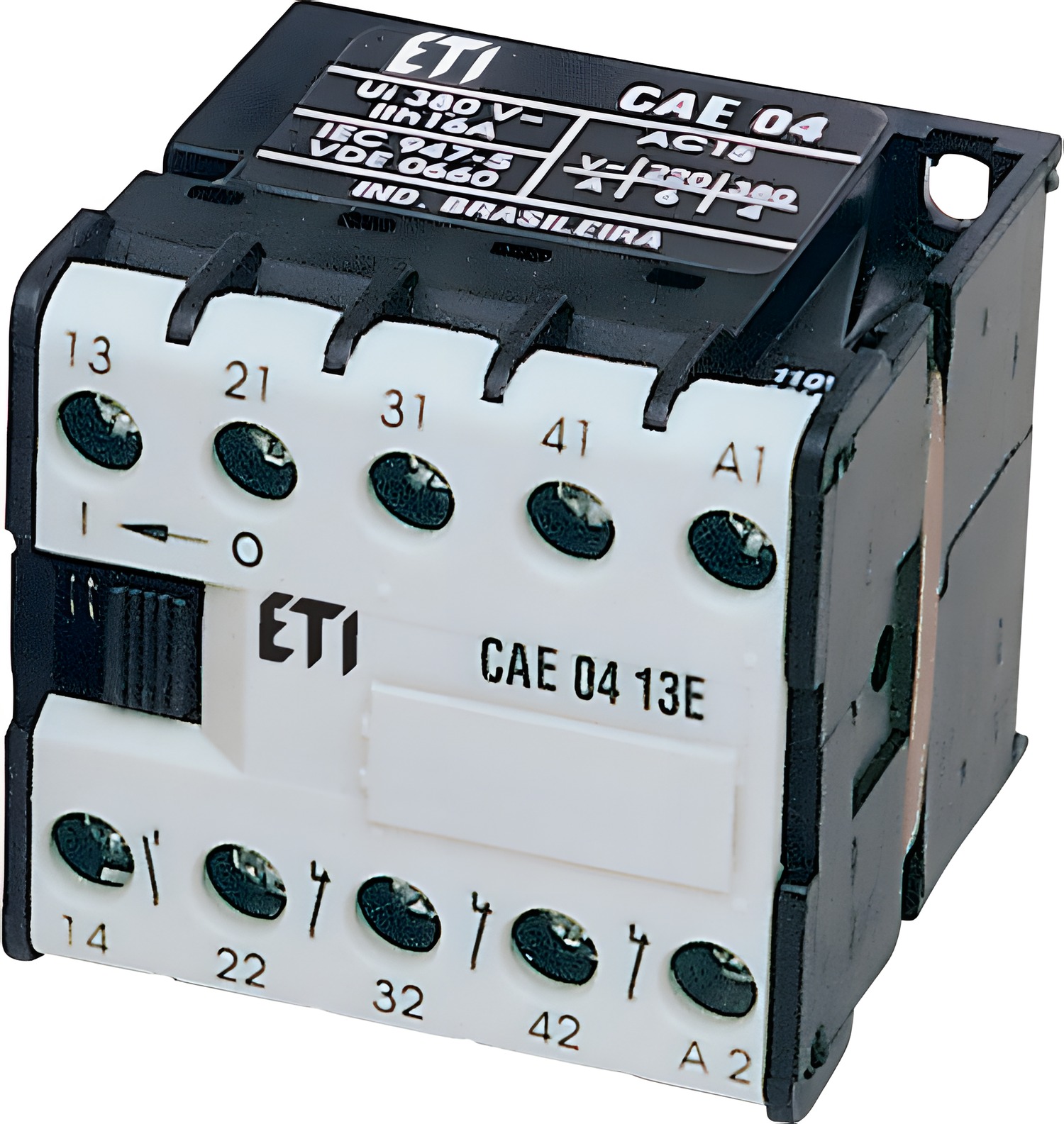 ETI 004641360 pomocný stykač, CAE04.31-24V-50/60Hz
