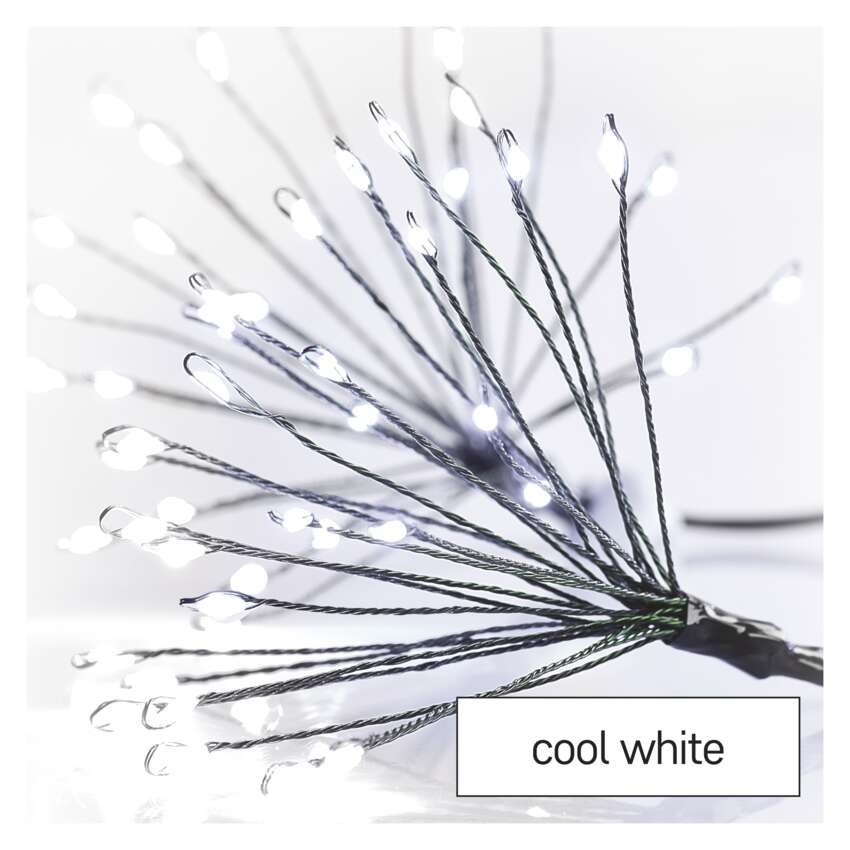EMOS D3AC09 300LED NANO FIREWORKS GREEN BRACH 5,2M CW