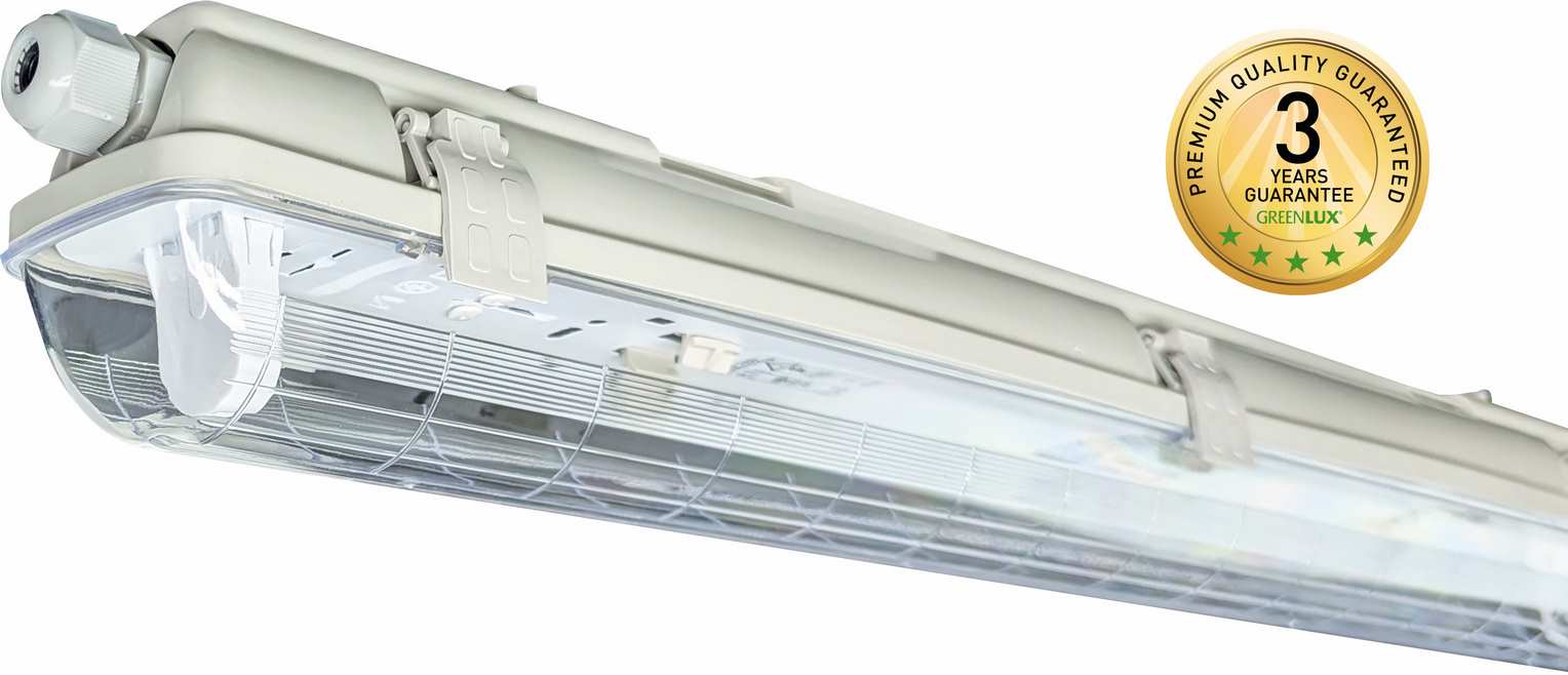Svítidlo průmyslové prachotěsné GREENLUX DUST LED PS 1xT8/150cm, IP65
