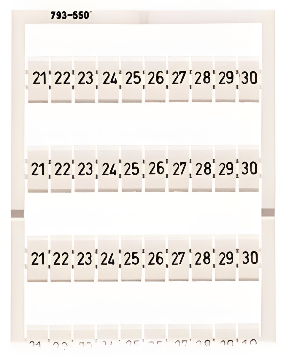 WAGO 793-5504 Popisovací karta WMB