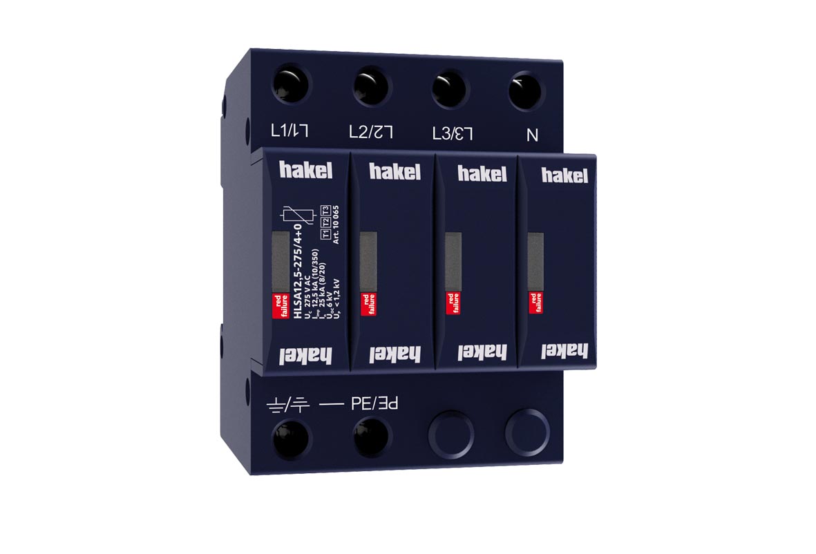 HAKEL 10065 HLSA12,5-275/4+0 SPD typ 1+2+3