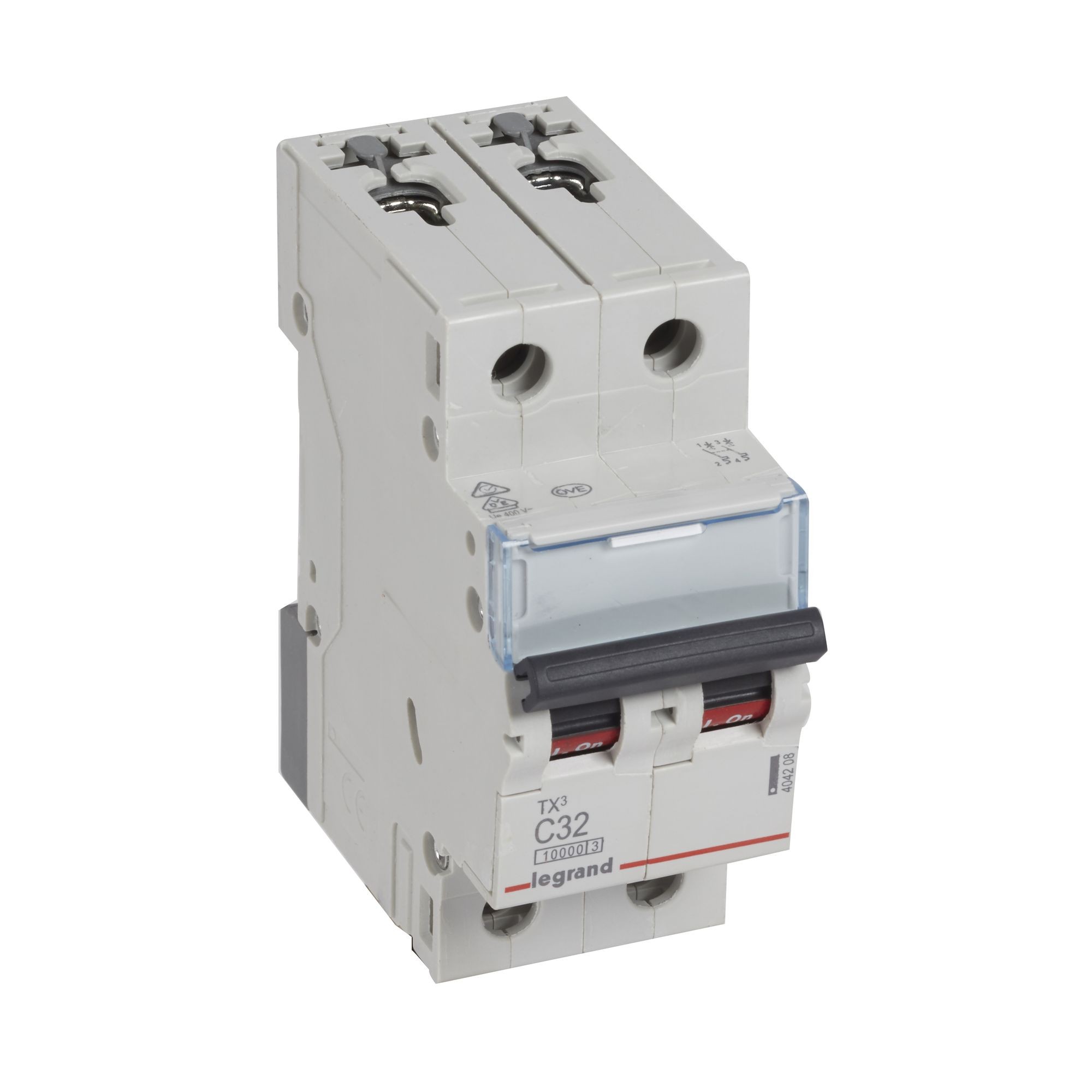 Jistič dvoupolový LEGRAND 404208 TX3 2P C32 10000A