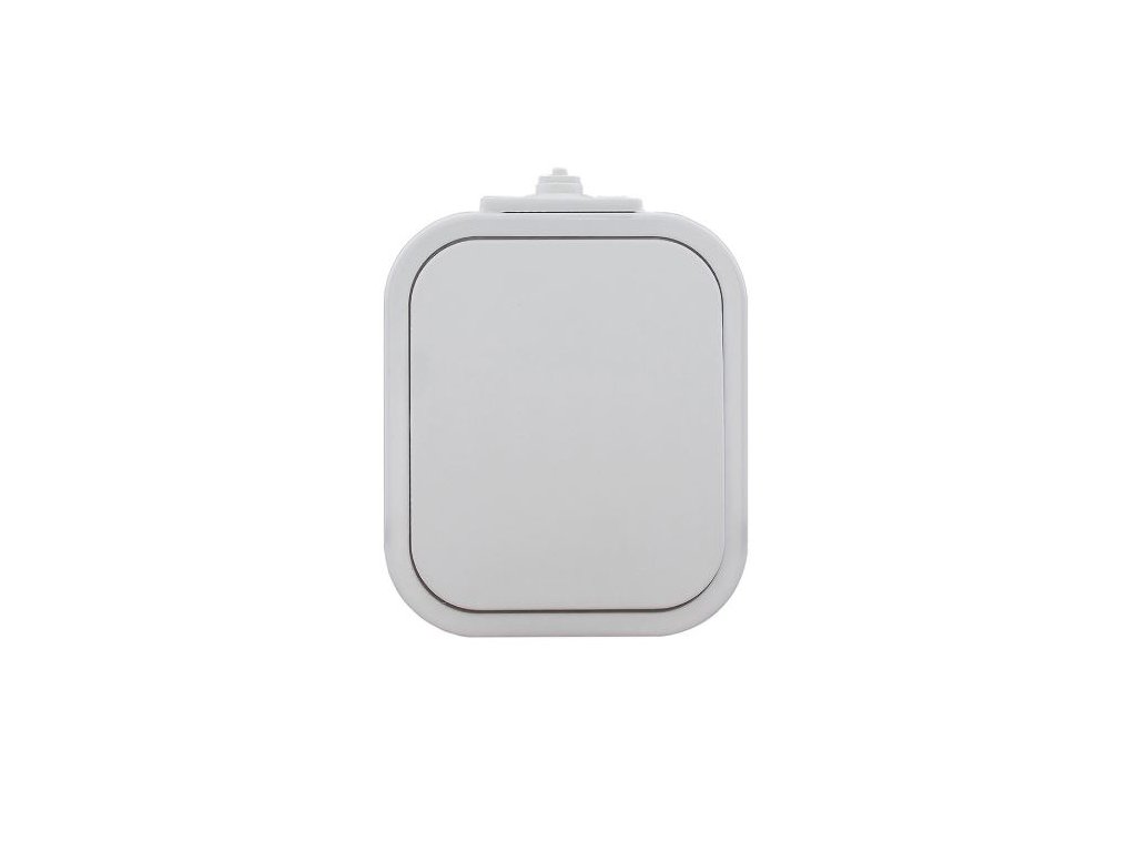 Spínač jednopólový TIMEX WNT-1B2 1850003, řazení 1, IP54, bílá