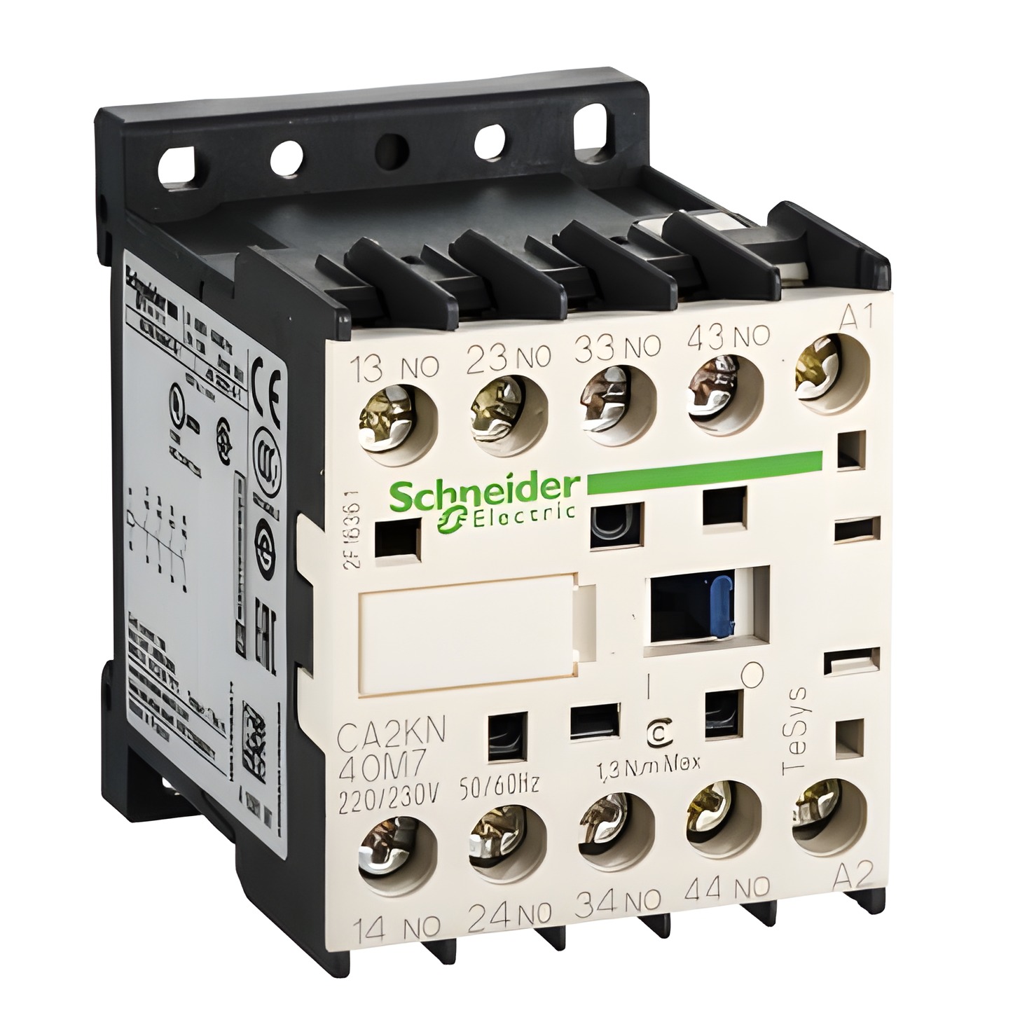 SCHN CA2KN40M7 Pom. miniStykač 4"Z" 220V 50/60Hz