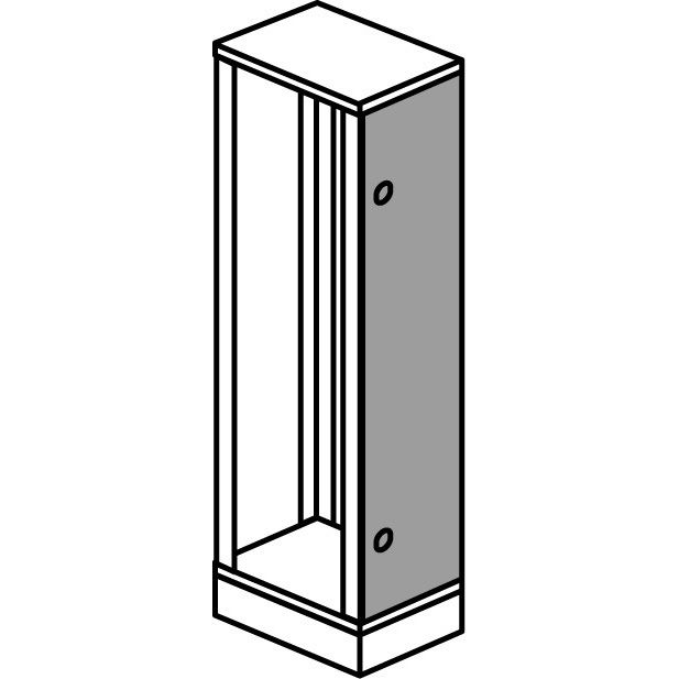 LEG 020548 XL3 Č.KRYT V1800 Š475 VNĚJŠÍ