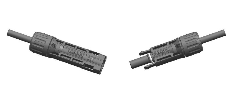 Solární konektor typu MC4 IP67 1500V (1pár)