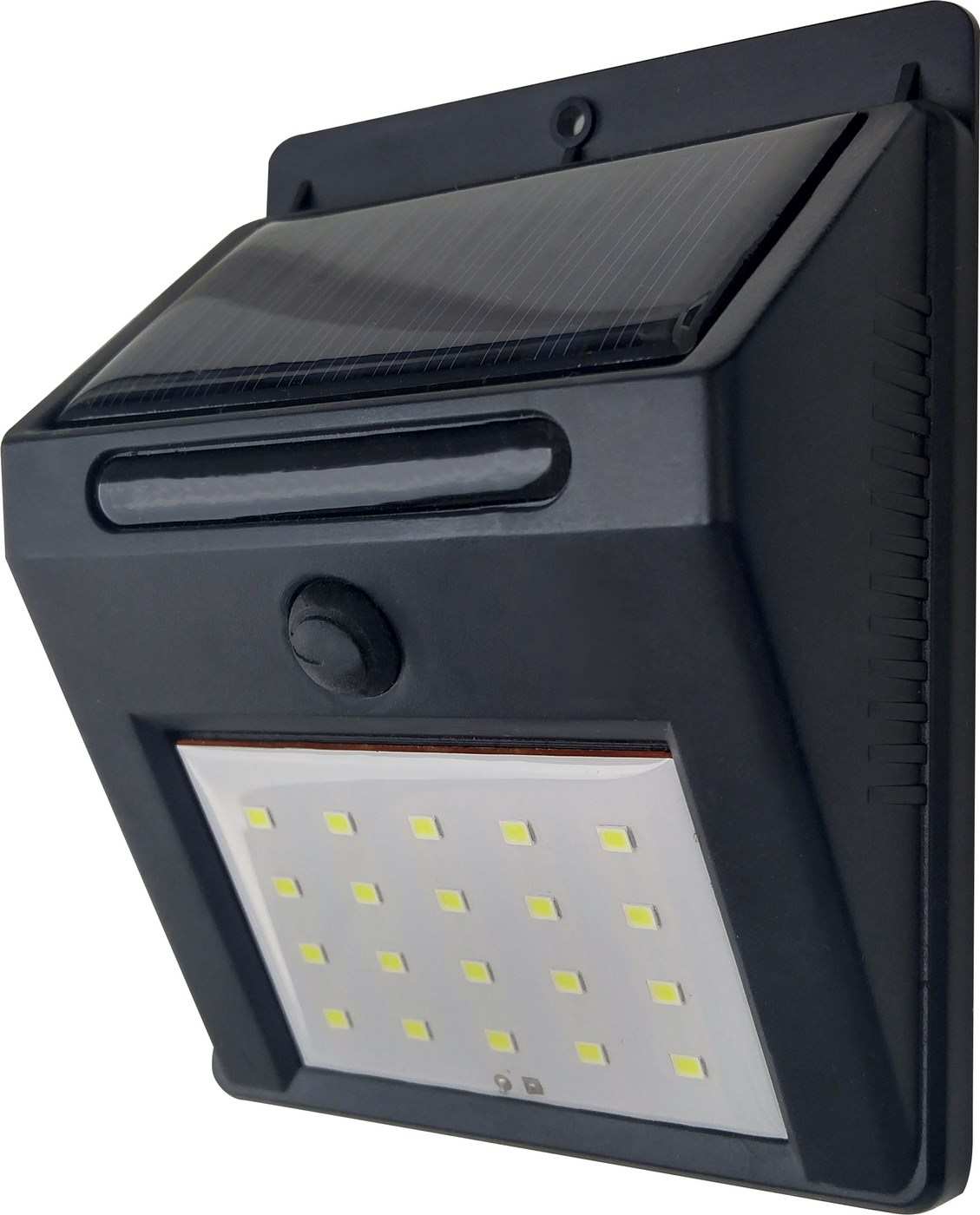 Svítidlo LED přisazené GREENLUX EMA SOLAR 20LED, neutrální bílá, černá