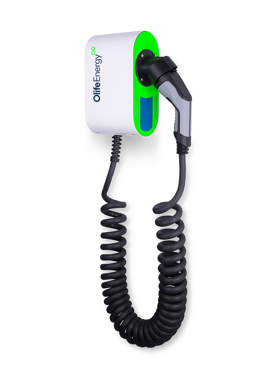 OLIFE WallBox - CLOUD AC 22kW - kroucený kabel, RFID, automód, OCPP, služby