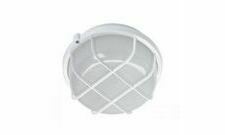 DAM ROUND, prismatic, bílá, 1x100W GLS/E27, IP44  s mřížkou