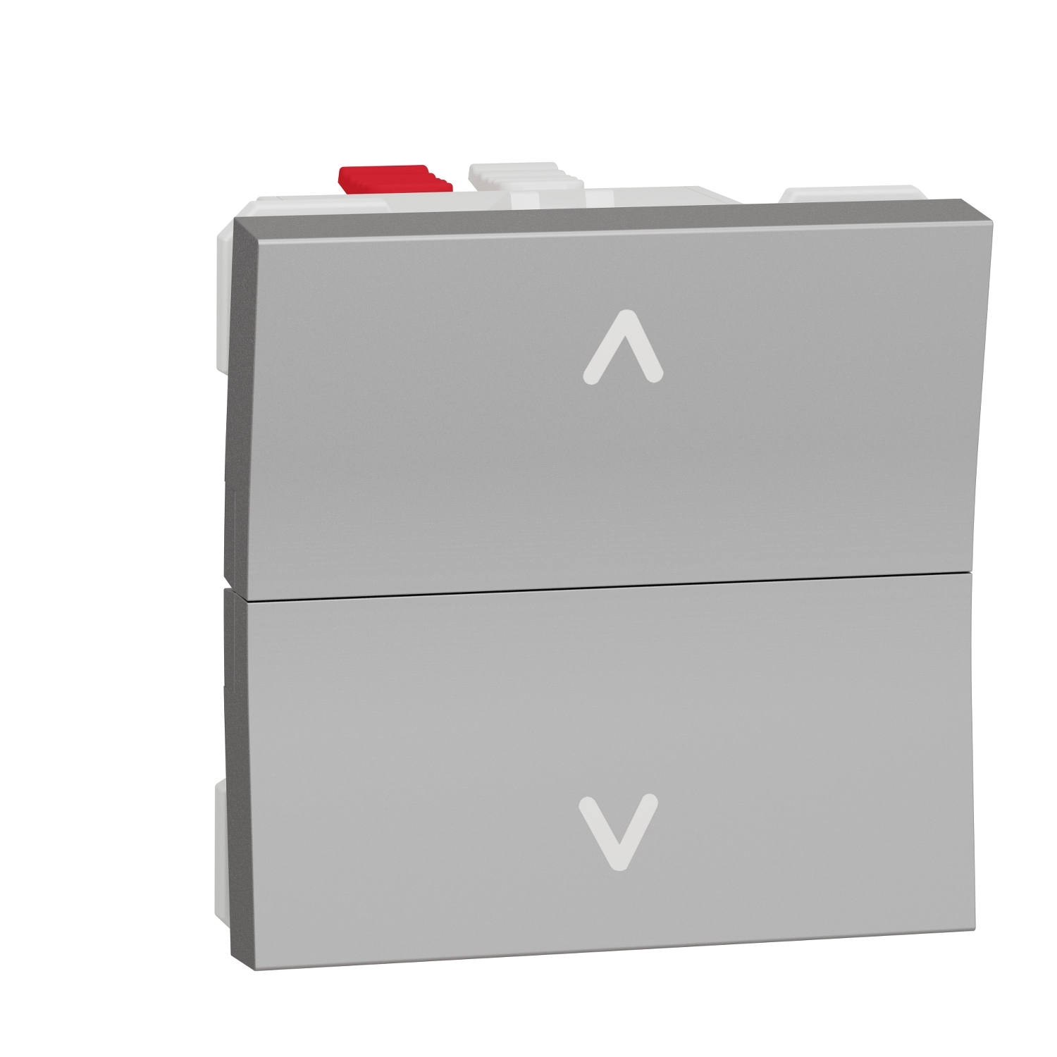 SCHN NU320730 Unica - Žaluziový tlačítkový ovládač 6A, 2M, Aluminium