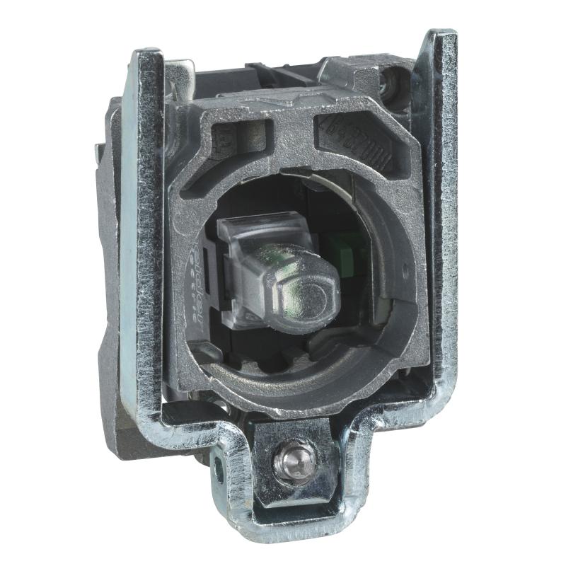 SCHN ZB4BW0G11 Polosestava objímky s kontakty, 1 Z, 110...120V, bílá