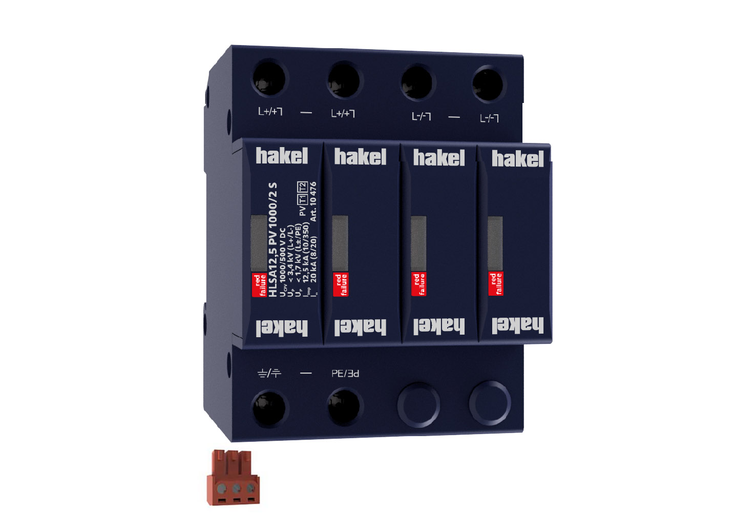 HAKEL 10476 HLSA12,5 PV 1000/2 S SPD PV typ 1 + 2