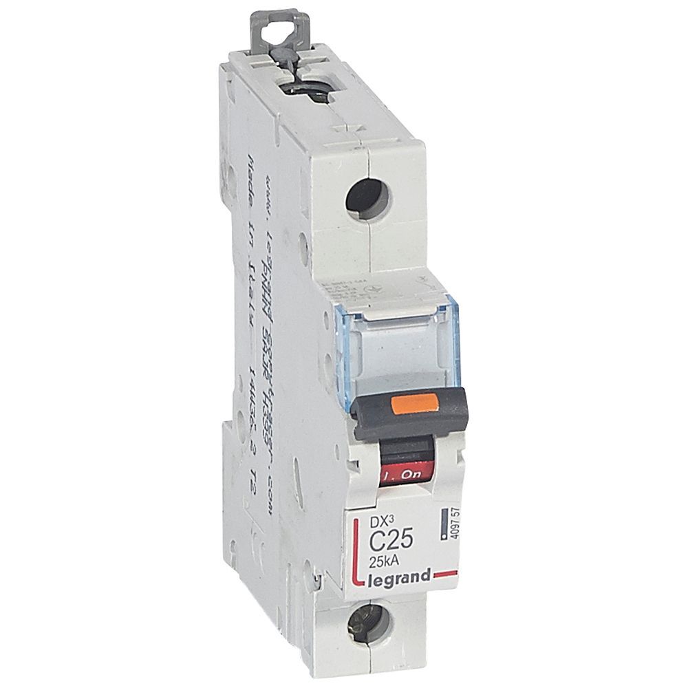 Jistič jednopólový LEGRAND 409757 DX3 1P C25 25KA