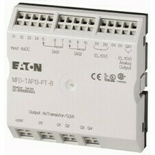 EATON 106046 MFD-TAP13-PT-B Jednotka I/O, 24VDC, 6 vstupů, 4 výst. tranz., 1AO,  2 tepl. moduly