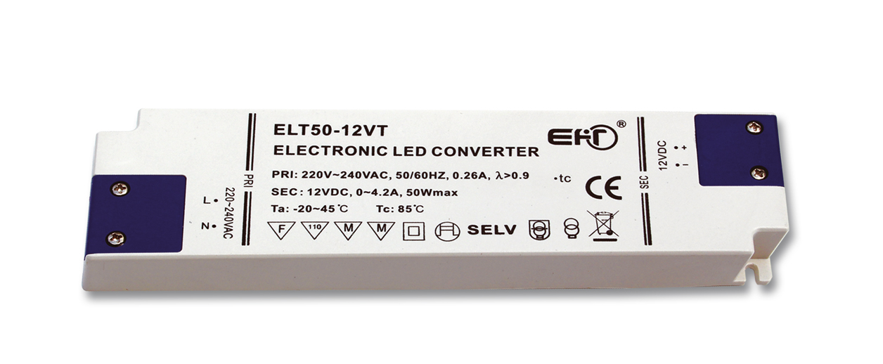 Napájecí zdroj LED ECOPLANET TRAFO SLIM 50W, IP20