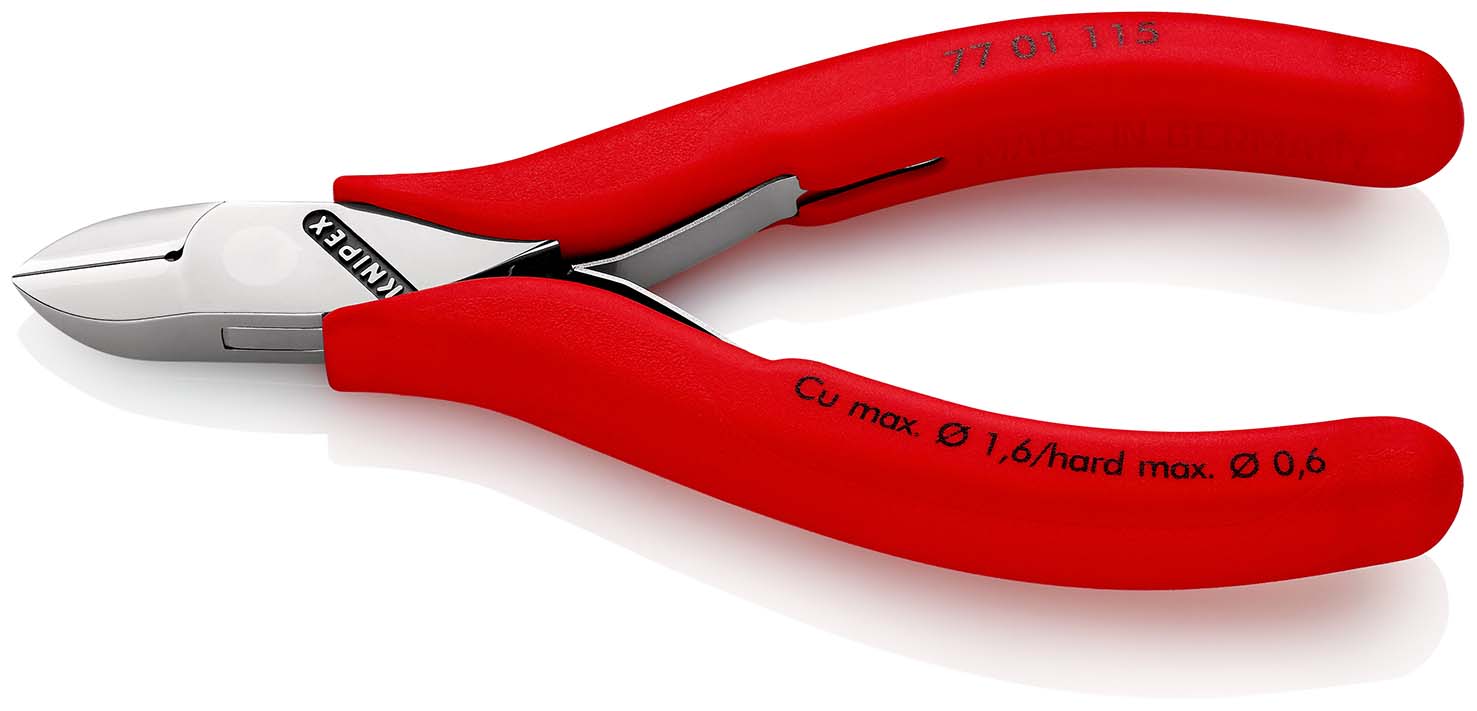 Boční štípací kleště pro elektroniku potaženo plastem 115 mm  - 7701115