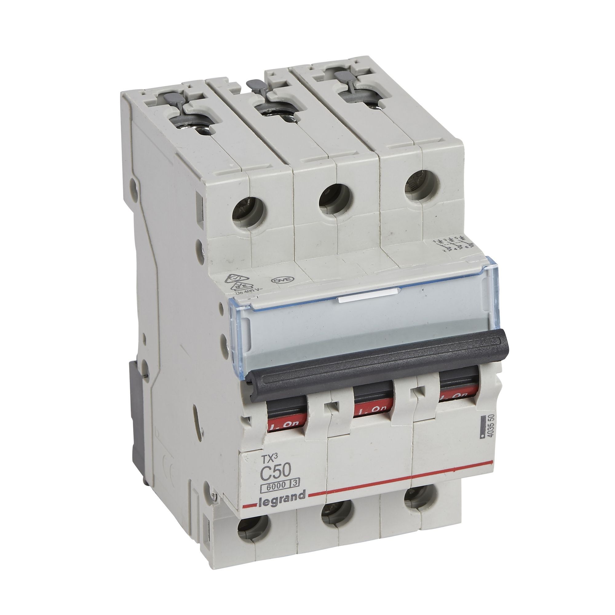 Jistič třípolový LEGRAND 403550 TX3 3P C50 6000A