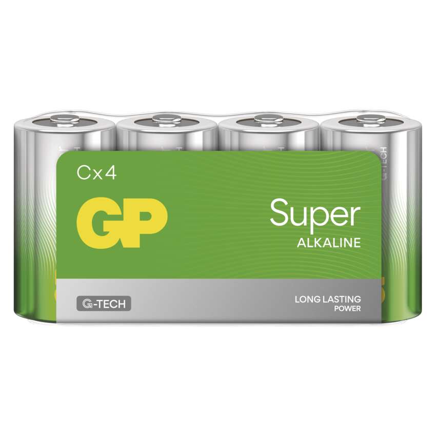 Baterie alkalická GP SUPER B01304 C (LR14) 4SH