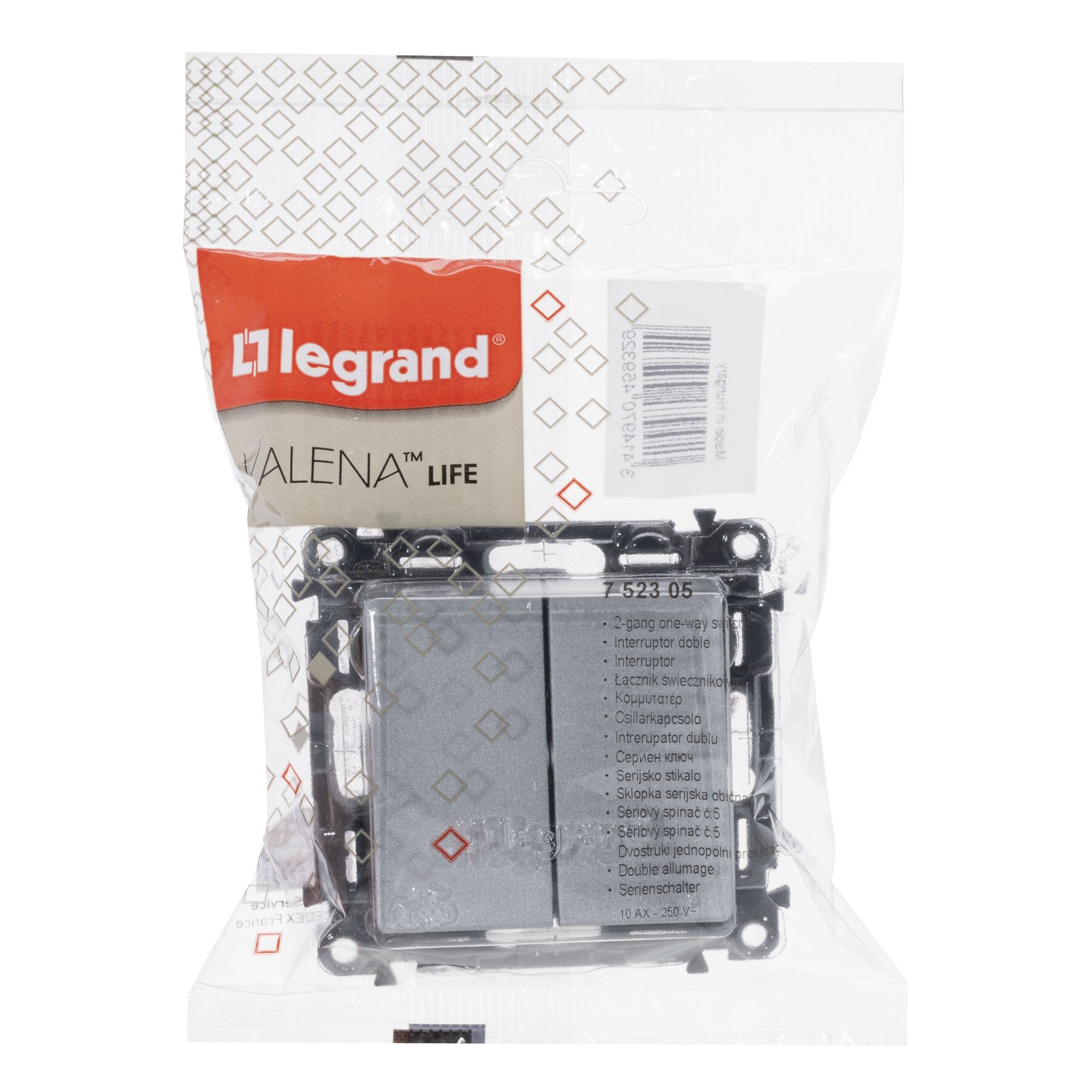 Spínač sériový č.LEG 752305 Valena Life hliník