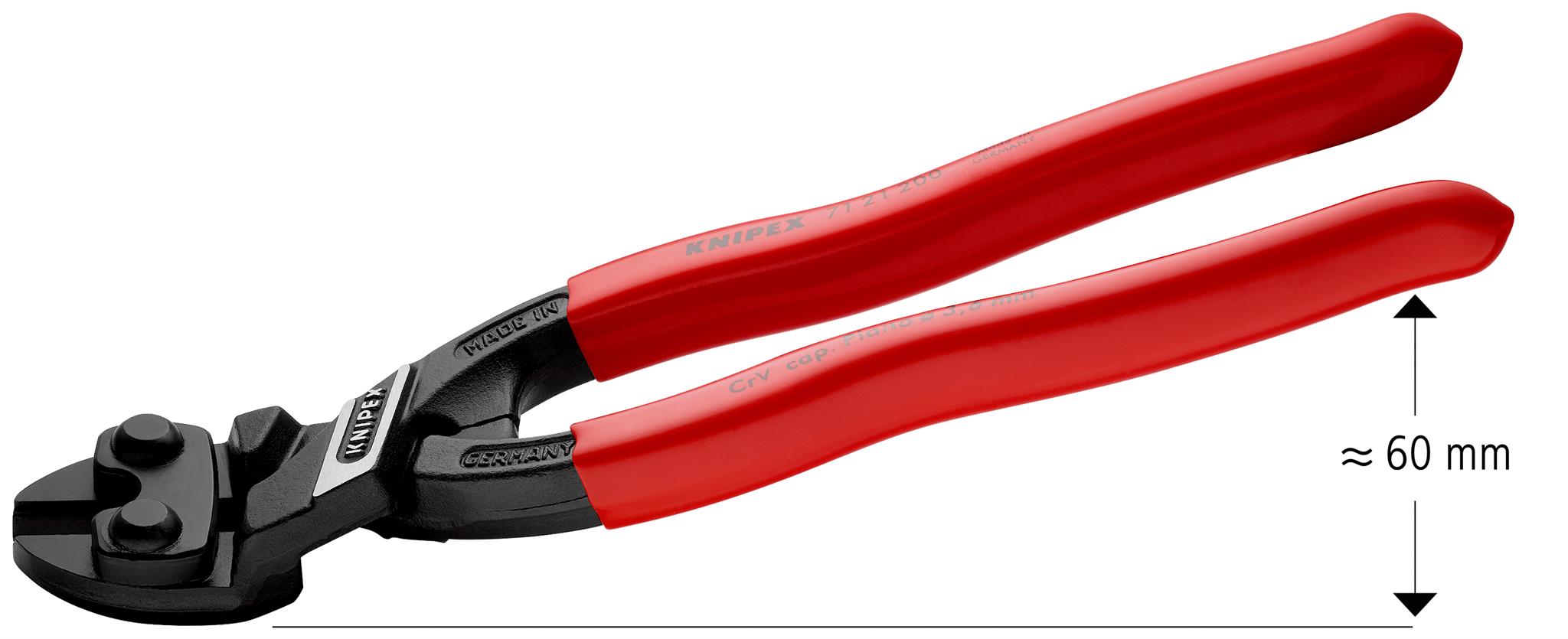 KNIPEX 71 21 200 Kleště štípací boční na čepy - CoBolt