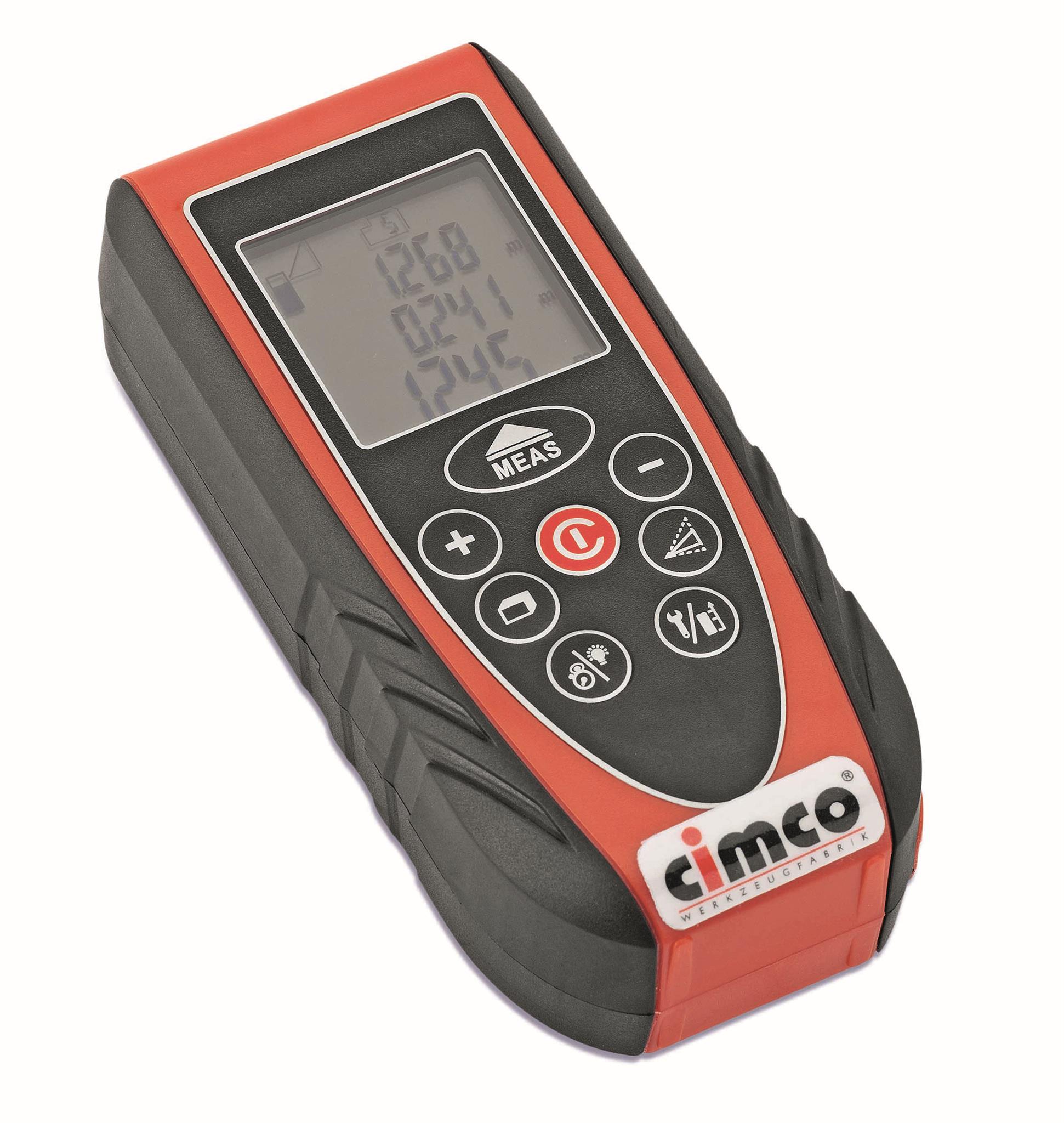 CIMCO 211560 Laserový měřič vzdálenosti 105 x 32 x 60 mm