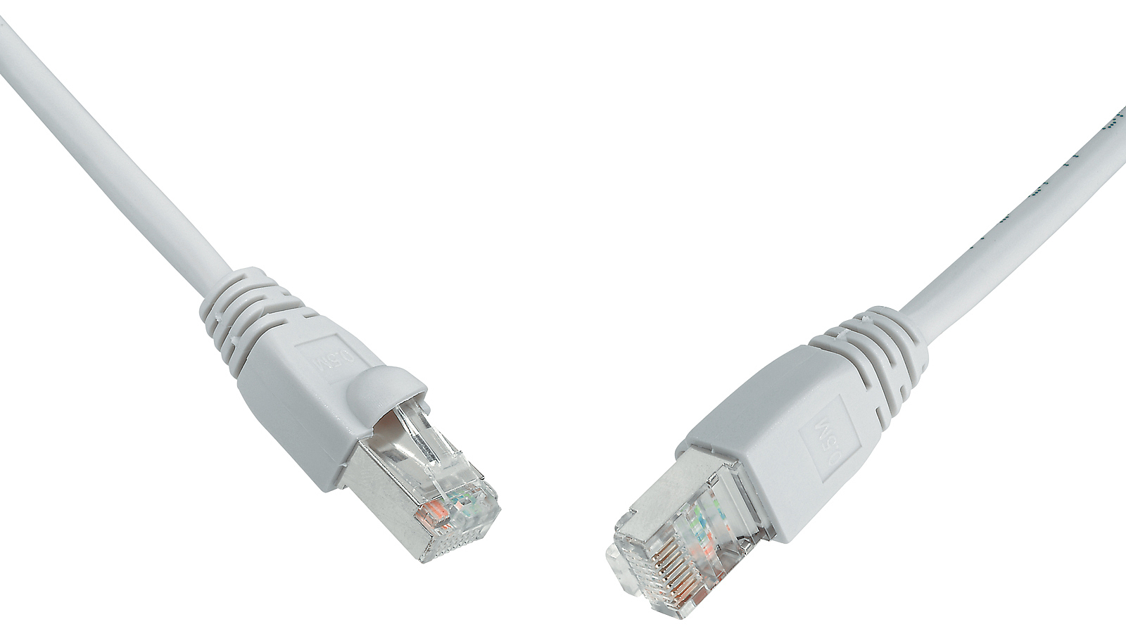 Patch kabel SOLARIX C5E-315GY-1 mB, CAT5E, SFTP, PVC, snag-proof, 1 m, šedá