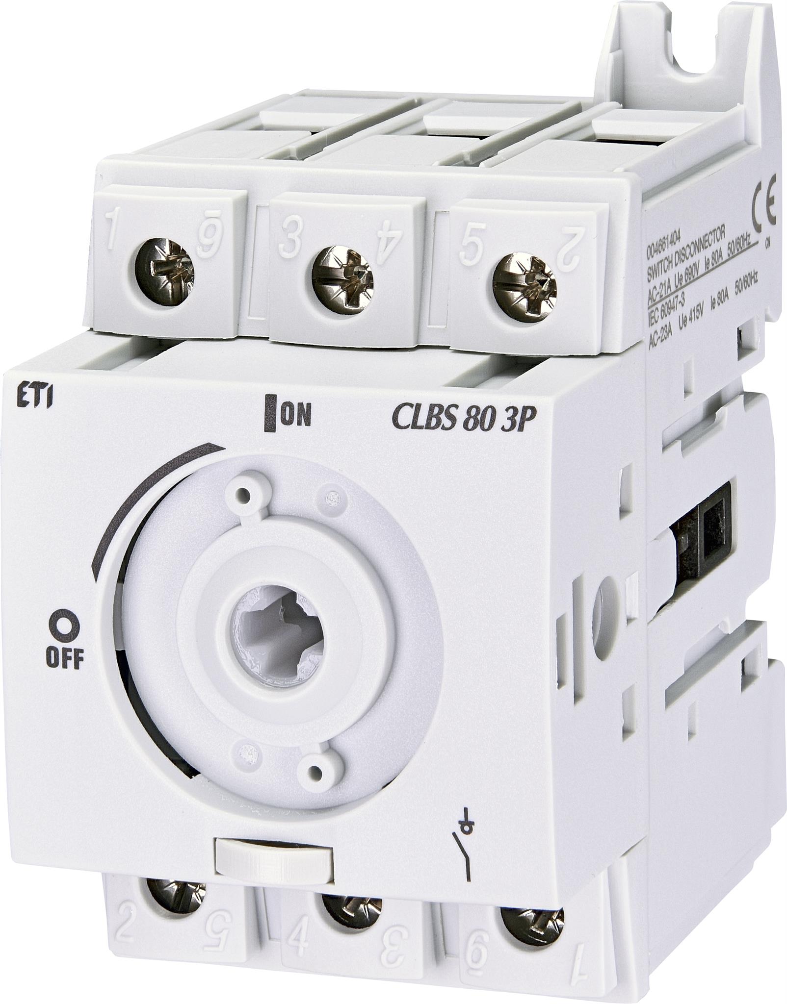 ETI 004661404 odpínač, CLBS 80 3P