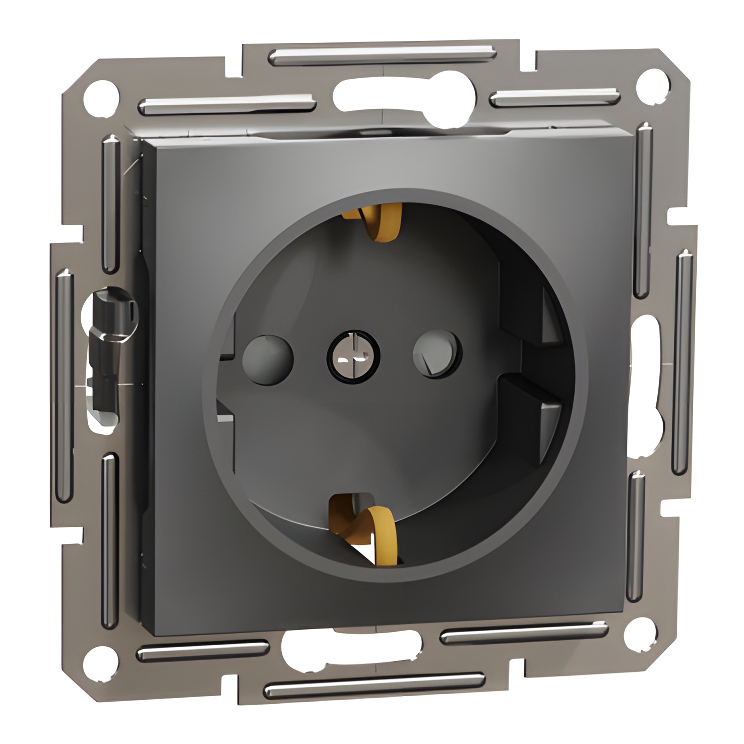SCHN EPH2900271 Asfora - Zásuvka SCHUKO 250V 16A, clonky, antracit