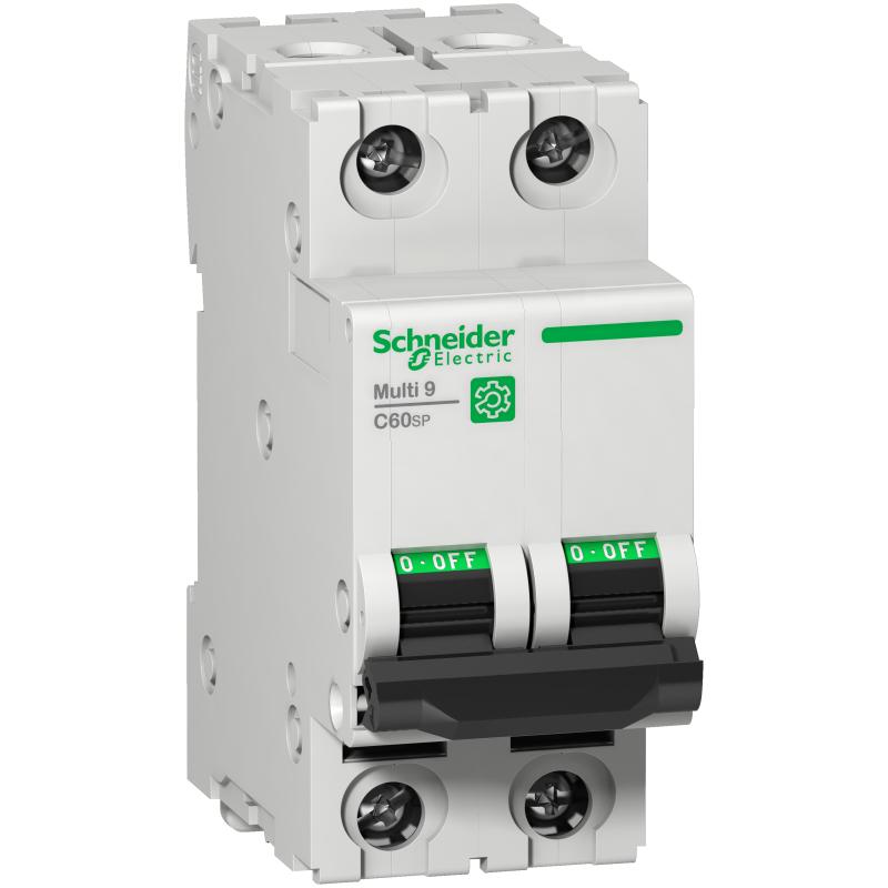 SCHN M9F21240 Jistič Multi9 C60SP 2P B 40A 5kA 480Y/277V UL1077