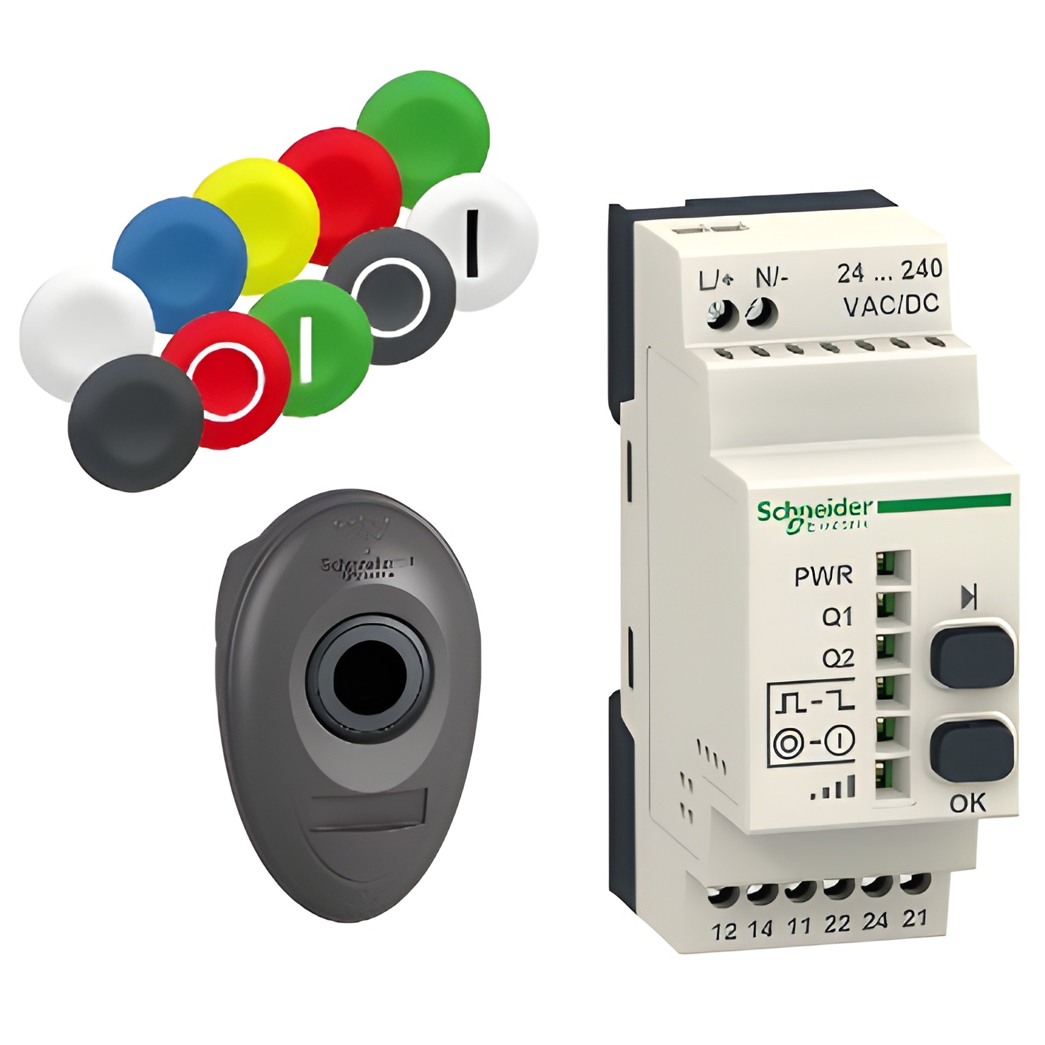 SCHN XB5RMA04 Předpřipravená sada XB5R  (programovatelný přijímač 24…240 V AC/DC)