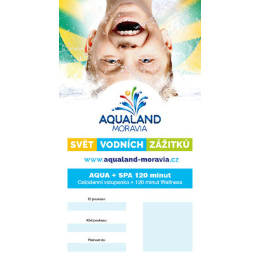 Celodenní vstup do Aqualandu Moravia +120min Wellnes