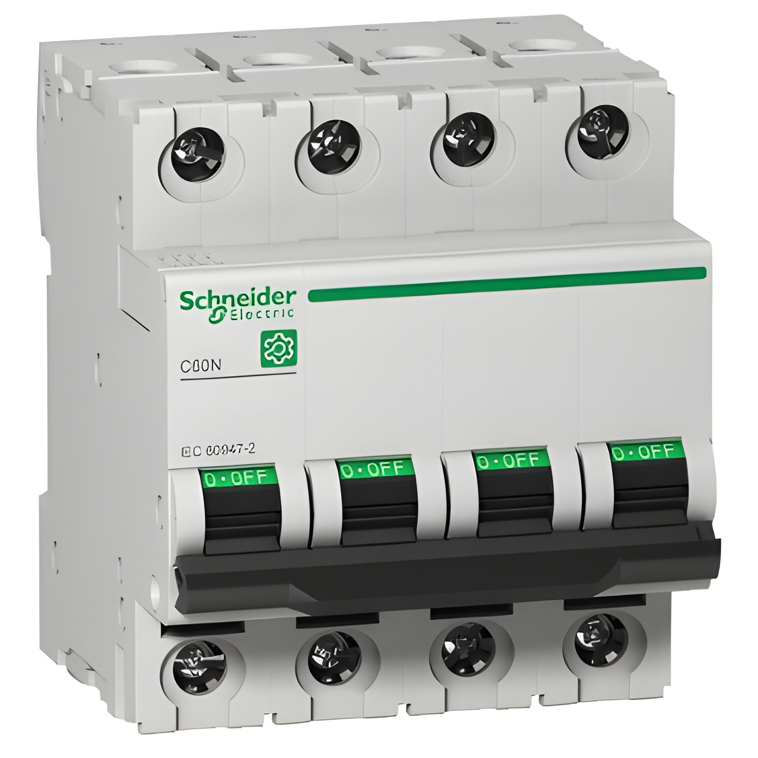 Jistič čtyřpolový SCHNEIDER M9F11463 MULTI9 C60N 4P 63A C 10kA OEM