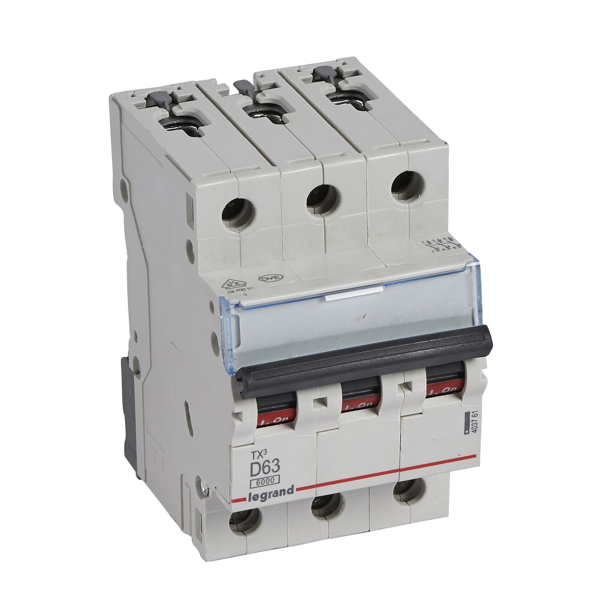 Jistič třípolový LEGRAND 403761 TX3 3P D63 6000A