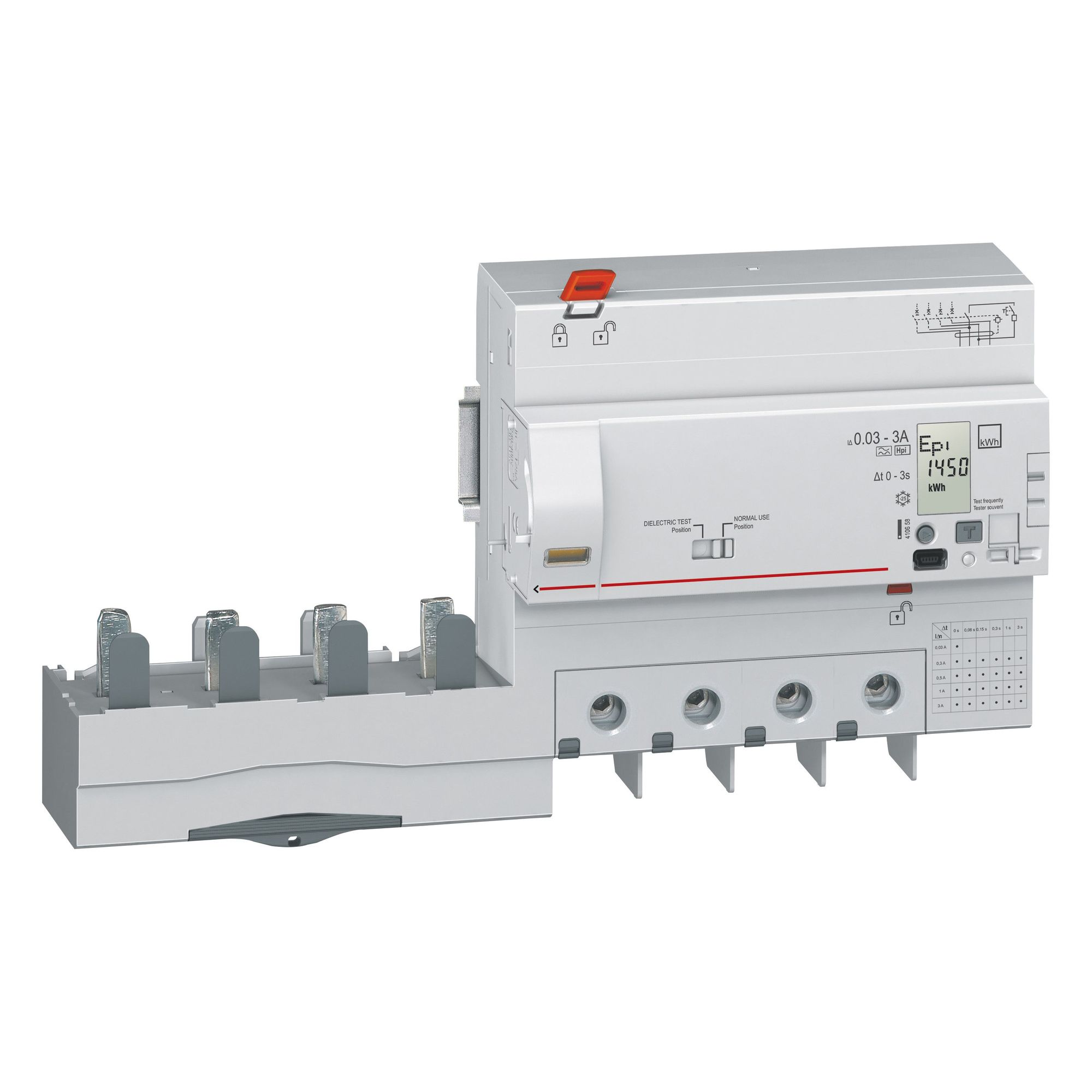 LEG 410658 DX3 MOD.CHR 4P 125A 0,3-3A F
