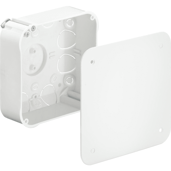 SCHM KA-9195-77 Krabice čtvercová spojovací bezhalogen 105x105x53 mm s víkem, do dutých stěn