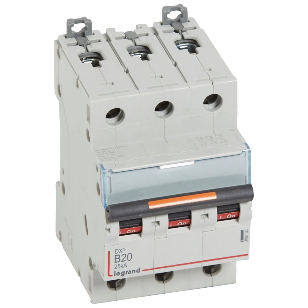 Jistič třípolový LEGRAND 409730 DX3 3P B20 25KA