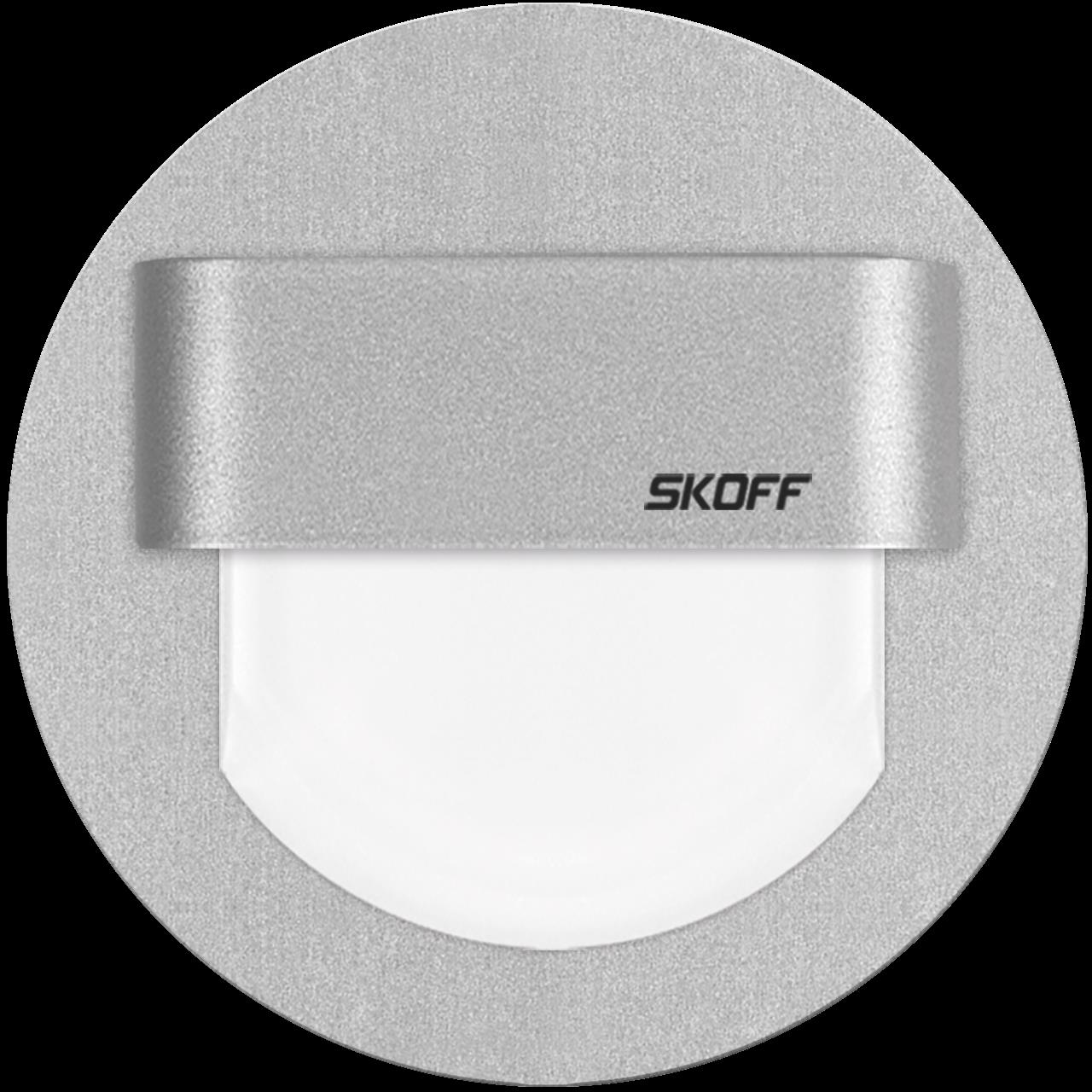 Orientační LED svítidlo SKOFF Rueda modrá 0,8W 10 V DC IP20 hliník