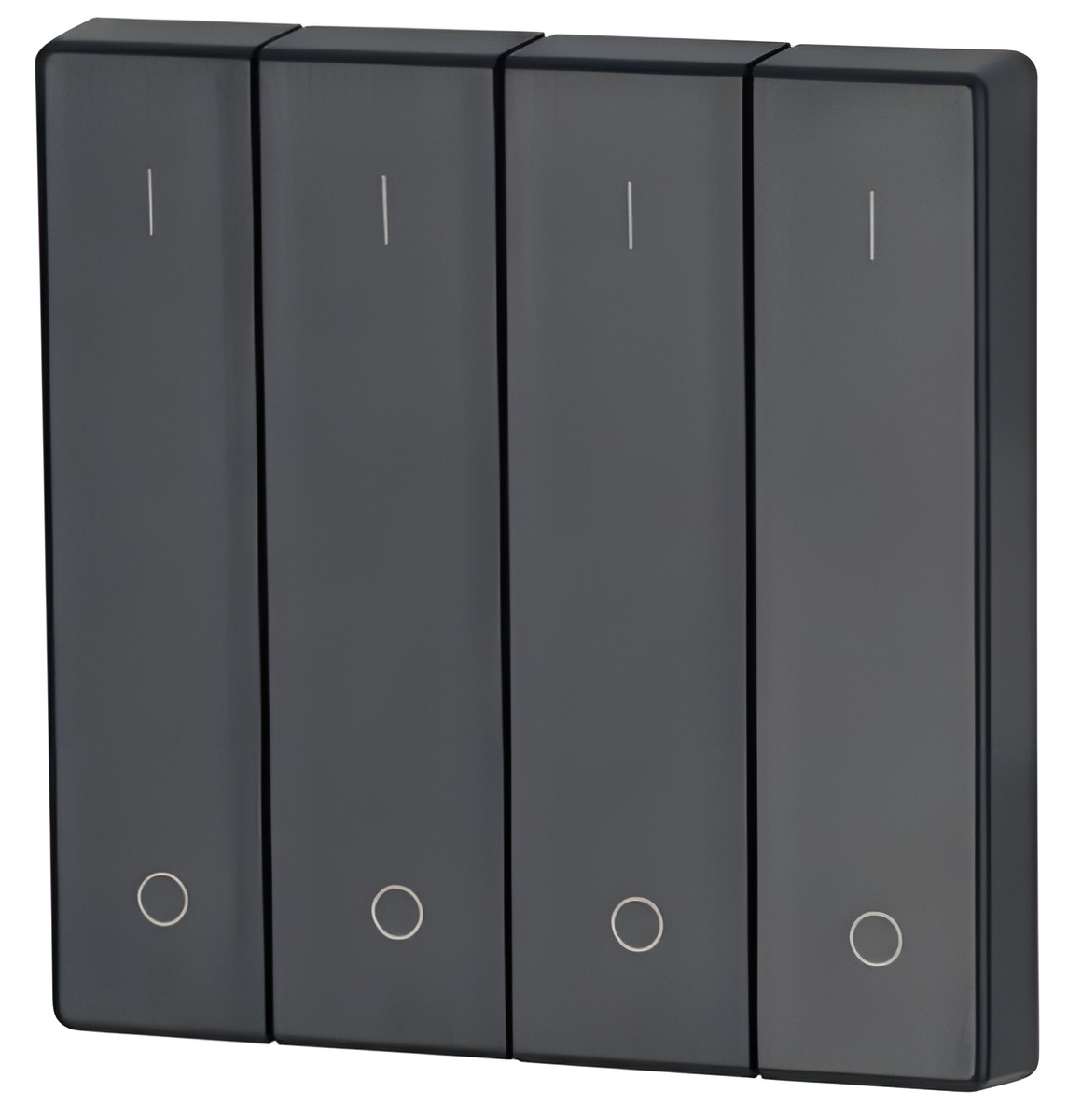 EATON  147600 Kryt RF tlačítka 4x1/4 55x55mm 1-0, Antracitová, matná