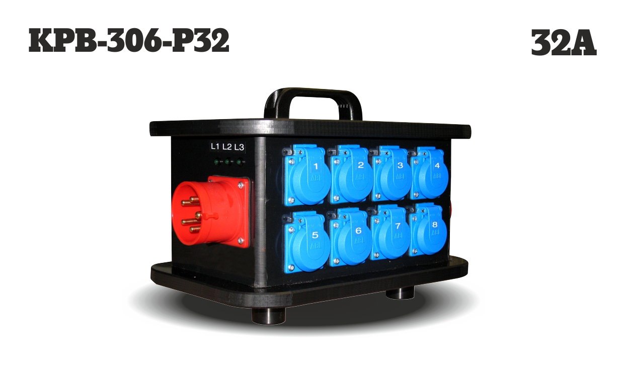POWERMARKET Mobilní rozvaděč  KPB-306-P32