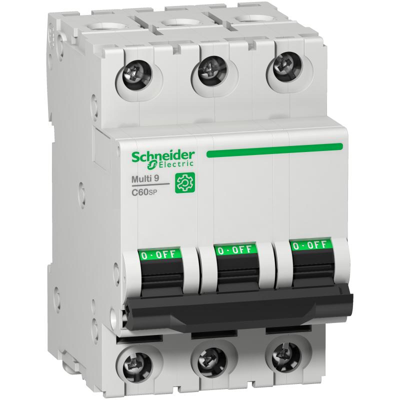 SCHN M9F21340 Jistič Multi9 C60SP 3P B 40A 5kA 480Y/277V UL1077