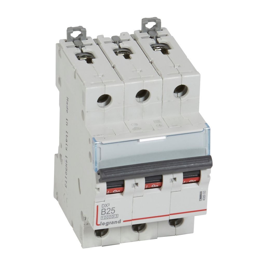 Jistič třípolový LEGRAND 408993 DX3 3P B25 10000A/16KA
